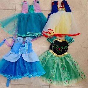 Lot of 4 Girls Play Dress size 90 to 100